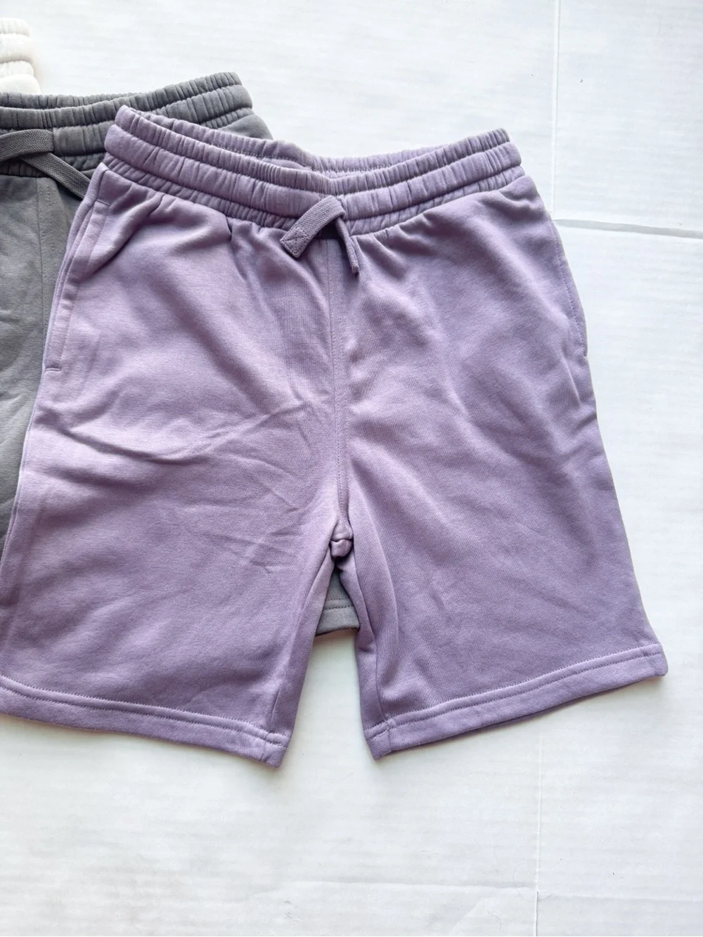 3 Pack New Boys Sweatshorts in Purple/Grey/White NWOT